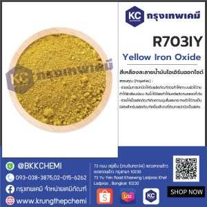 Yellow Iron Oxide : สีเหลืองละลายน้ำมันไอเอิร์นออกไซด์