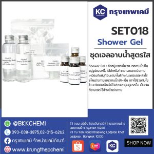 Shower Gel : ชุดเจลอาบน้ำสูตรใส